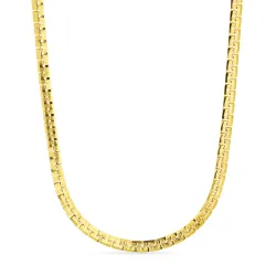 vandfast halskæde i forgyldt stål - OCEANA