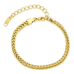 vandfast armbånd i forgyldt stål - OCEANA