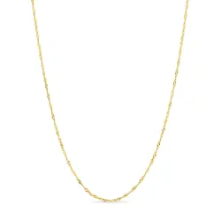 vandfast halskæde i forgyldt stål 45 cm x 1,7 mm  - OCEANA