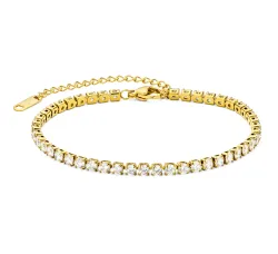 vandfast armbånd i forgyldt stål - OCEANA