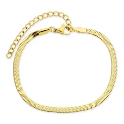 vandfast slangearmbånd i forgyldt stål  x 3 mm  - OCEANA