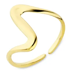 vandfast justerbar ring i forgyldt stål - OCEANA