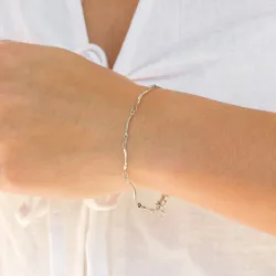 vandfast armbånd i stål  x 1,0 mm  - OCEANA
