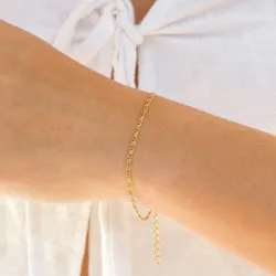 vandfast armbånd i forgyldt stål  x 1,8 mm  - OCEANA