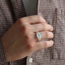 vandfast stjerne ring i stål