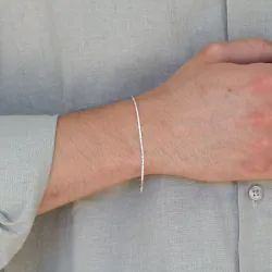 vandfast armbånd i stål  x 1,5 mm 