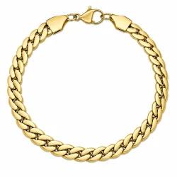 vandfast armbånd i forgyldt stål  x 6,5 mm 