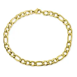 vandfast armbånd i forgyldt stål  x 5,0 mm 