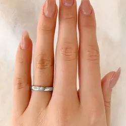 zirkon alliancering i rhodineret sølv