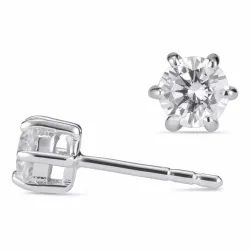 5 mm zirkon ørestikker i sølv