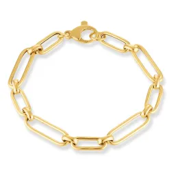 armbånd i forgyldt sølv  x 6,3 mm