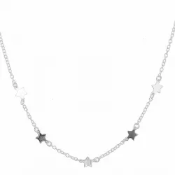 stjerne halskæde i sølv