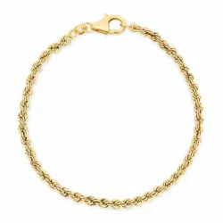 BNH cordelarmbånd i 8 karat guld 17 cm x 2,7 mm