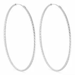60 mm BNH creoler i sølv