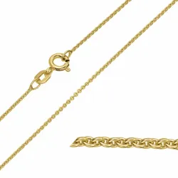 BNH anker rund halskæde i 8 karat guld 70 cm x 1,2 mm