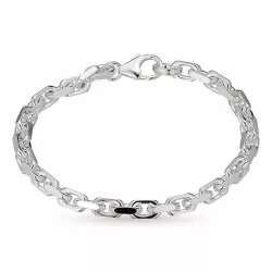 BNH Anker facet armbånd i sølv 18,5 cm x 5,6 mm