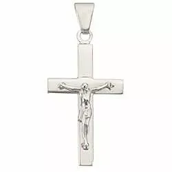Jesus sølv BNH kors i sølv - Amoré