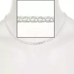 BNH bismarkkæde i sølv 42 cm x 5,0 mm