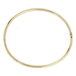 rund BNH armring i 14 karat guld