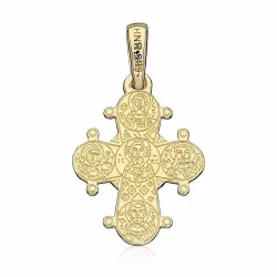 13 x 15 mm guld dagmarkors i 14 karat guld - Amoré