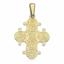 17 x 20 mm guld dagmarkors i 8 karat guld - Amoré