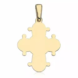 17 x 20 mm guld dagmarkors i 8 karat guld - Amoré