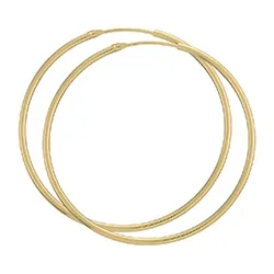 44 mm BNH creoler i 14 karat guld