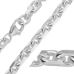 BNH Anker facet halskæde i sølv 50 cm x 9,0 mm