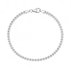 BNH panserarmbånd i sølv 18,5 cm x 2,7 mm