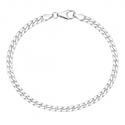 BNH panserarmbånd i sølv 18,5 cm x 4,0 mm