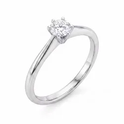 lab grown diamant solitairering i sølv