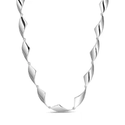 halskæde i sølv  x 8,0 mm