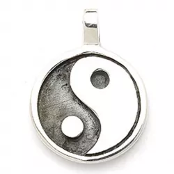 Yin og yang vedhæng i sølv