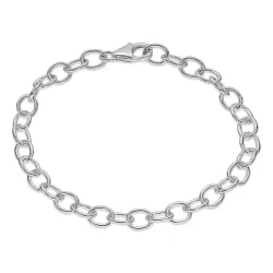 Charms armbånd i sølv  x 5,4 mm