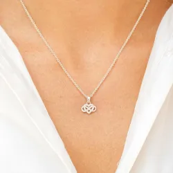 infinity zirkon vedhæng i sølv