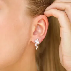 kugle øreringe i sølv - Bubbly Pure