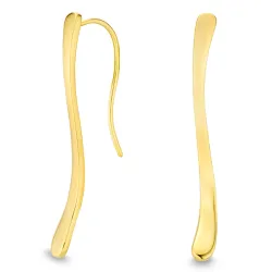 øreringe i forgyldt sølv