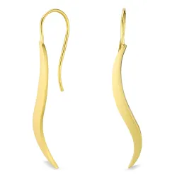 øreringe i forgyldt sølv