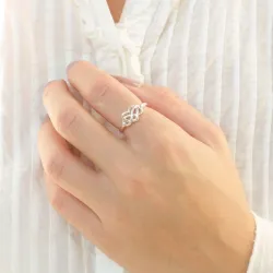 infinity ring i sølv - Amoré