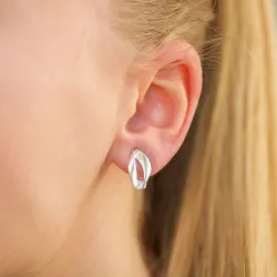 øreclips i sølv