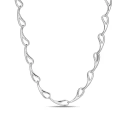 halskæde i sølv  x 6,0 mm