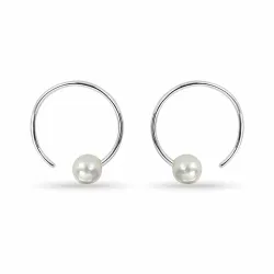 perle ørekroge i sølv