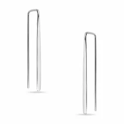 lange øreringe i sølv