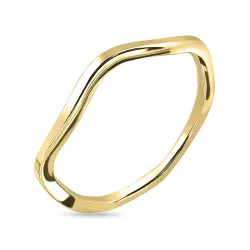ring i forgyldt sølv