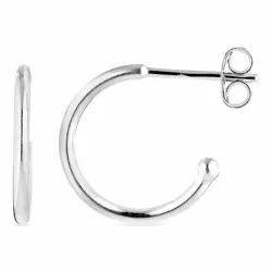 12 mm halvcreoler i sølv