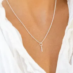 bogstav I vedhæng i sølv - My Letter