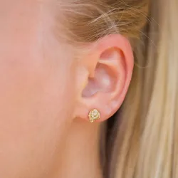 ørestikker i forgyldt sølv - Lumé Etched