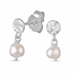 perle øreringe i sølv - Lumé Etched