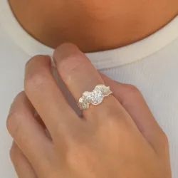 ring i sølv - Lumé Etched