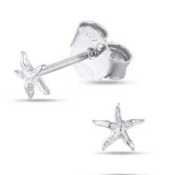 søstjerne ørestikker i sølv